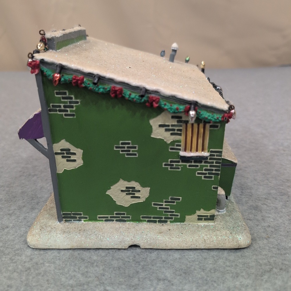The Simpsons Android's Dungeon Baseball Card Shop Christmas Village Building - Picture 7 of 7